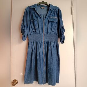Blue Denim Dress EUC